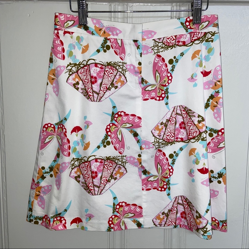 Butterfly Print Skirt